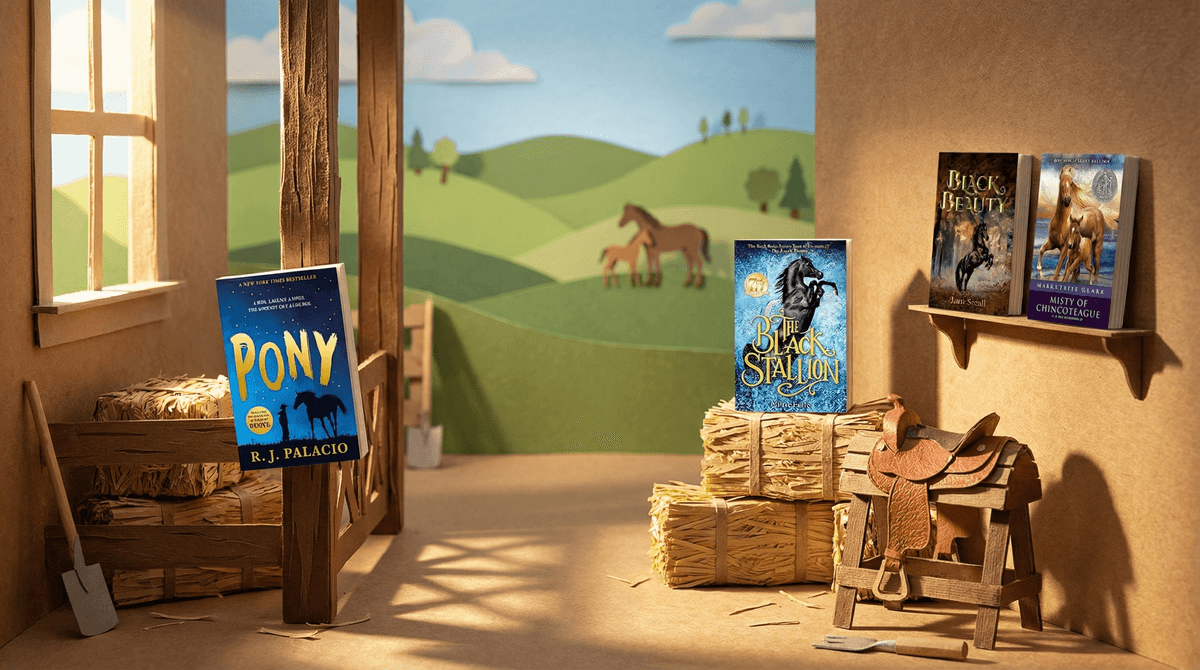 Illustration for Best Equestrian Books for Kids: Building Confidence Through Horse Stories