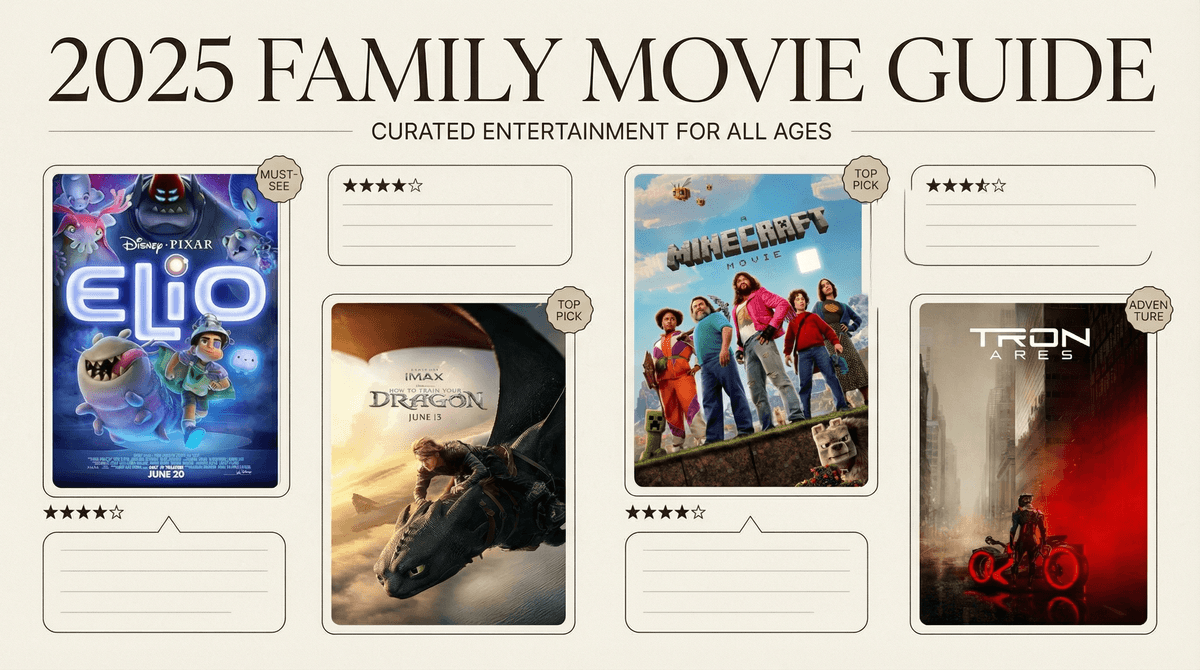 Best Family Movies of 2025: A Parent's Guide