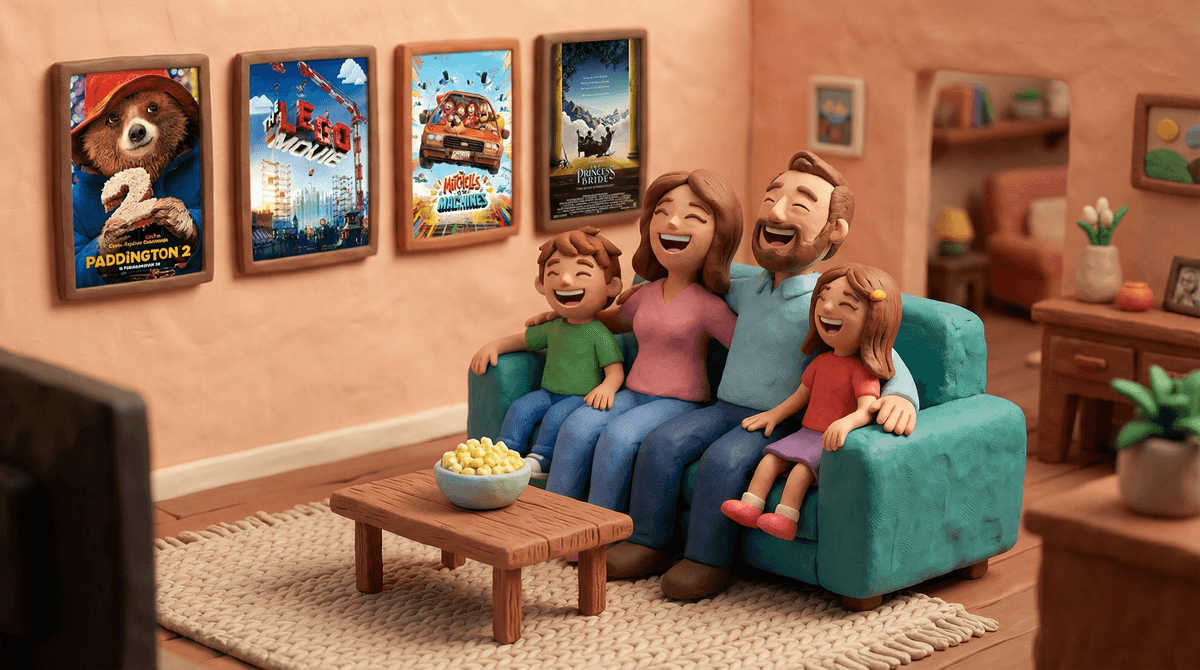 Illustration for Funny Family Movies: 25 Picks That Won't Bore Parents