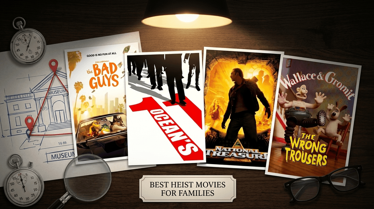 Best Heist Movies for Families: 13 Picks From Age 4 to 15