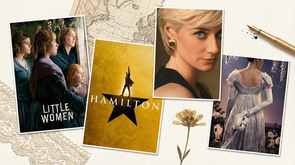 Illustration for Historical Dramas: When to Watch The Crown, Bridgerton, and Other Period Pieces with Kids