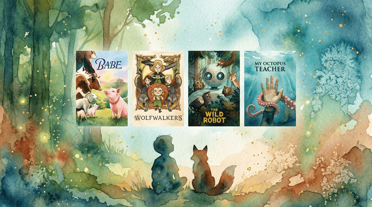 Illustration for The Best Kid-Friendly Animal Films That Teach Empathy and Respect for Nature