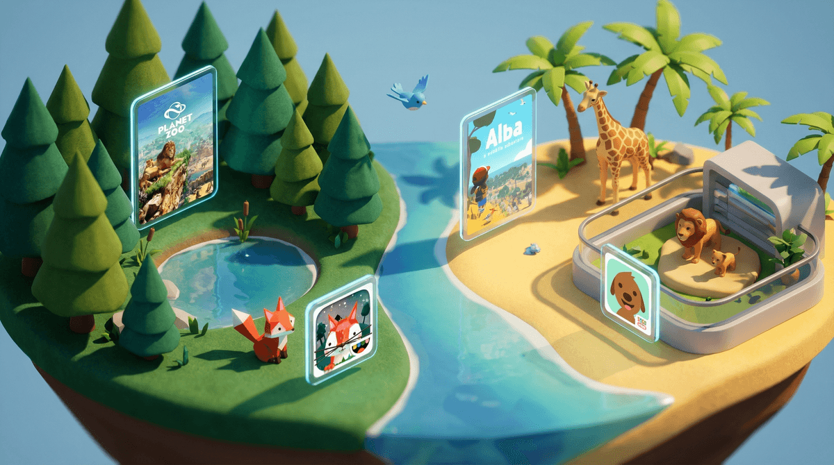 Illustration for 10 Top-Rated Animal Zoo Games for Kids (No In-App Purchases)