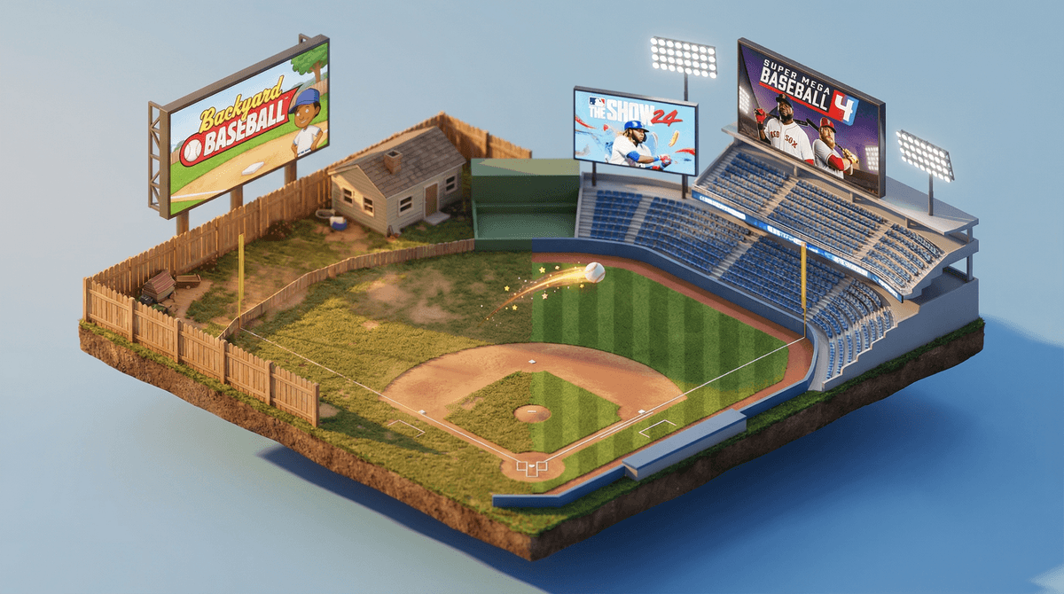 Illustration for Best Kid-Friendly Baseball Games: From Arcade Fun to Realistic Simulations