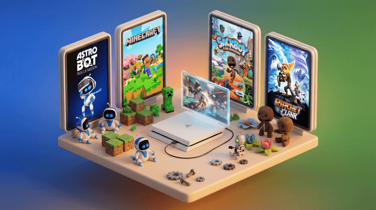 Illustration for The Best Kid-Friendly PlayStation 4 Games: A Parent's Guide