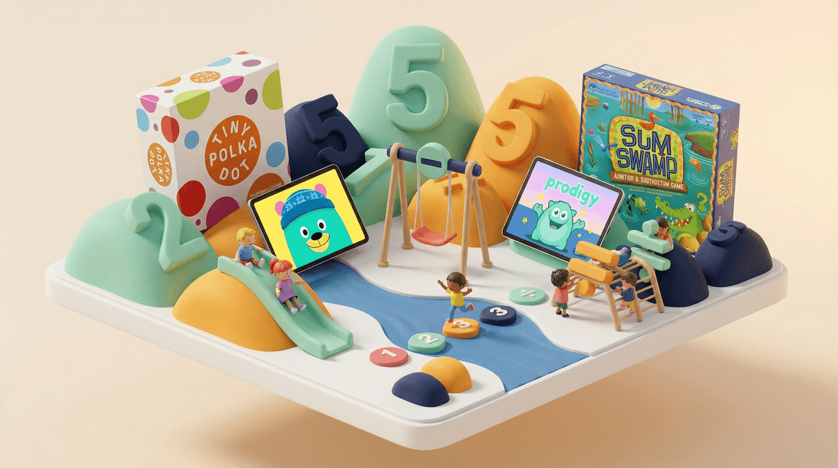 Illustration for 15 Best Kindergarten Math Games for Numbers and Counting