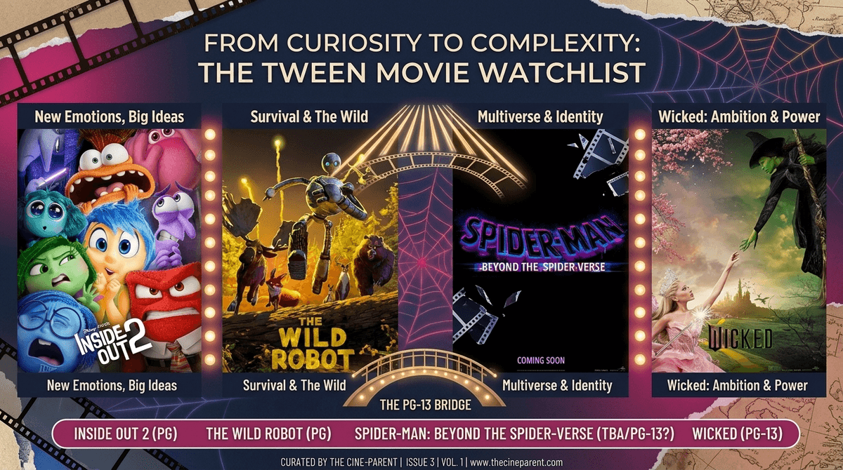 Illustration for The Tween Movie Watchlist: Navigating the Jump from Disney to PG-13
