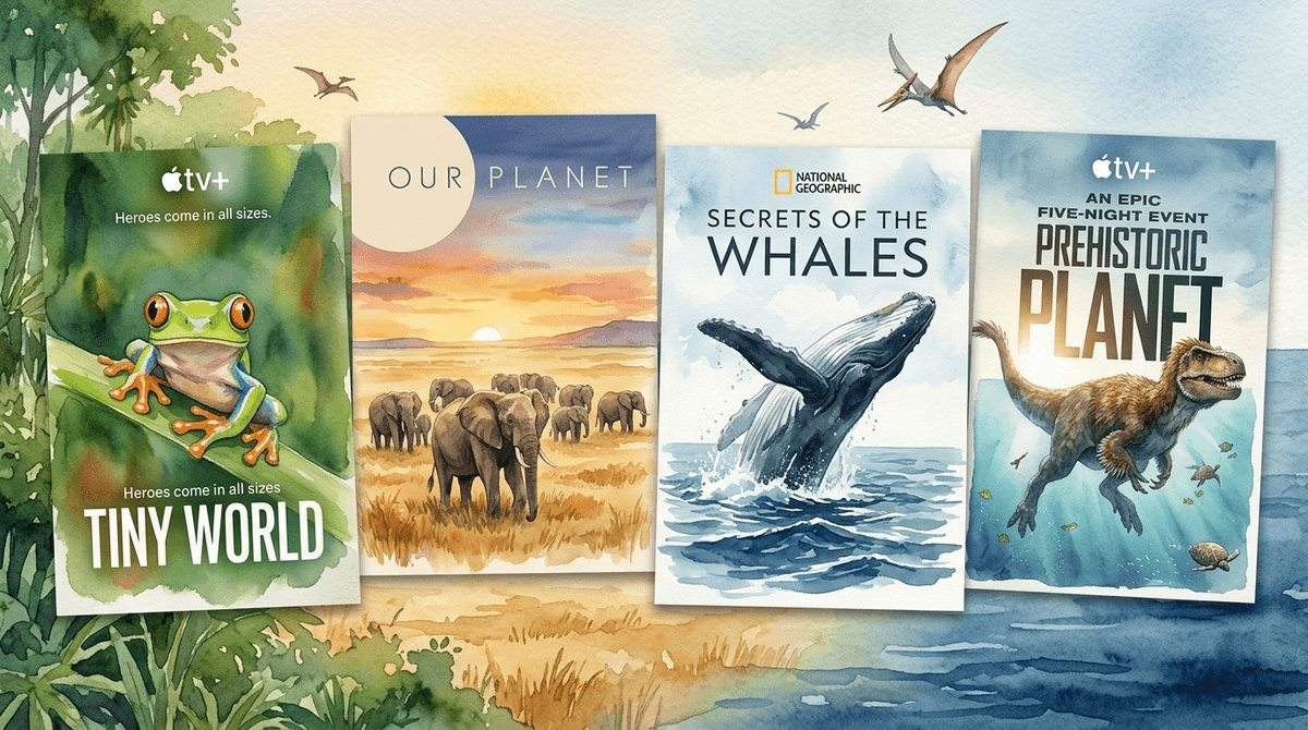 Illustration for Circle of Life or Circle of Trauma? The Best Nature Documentaries for Kids