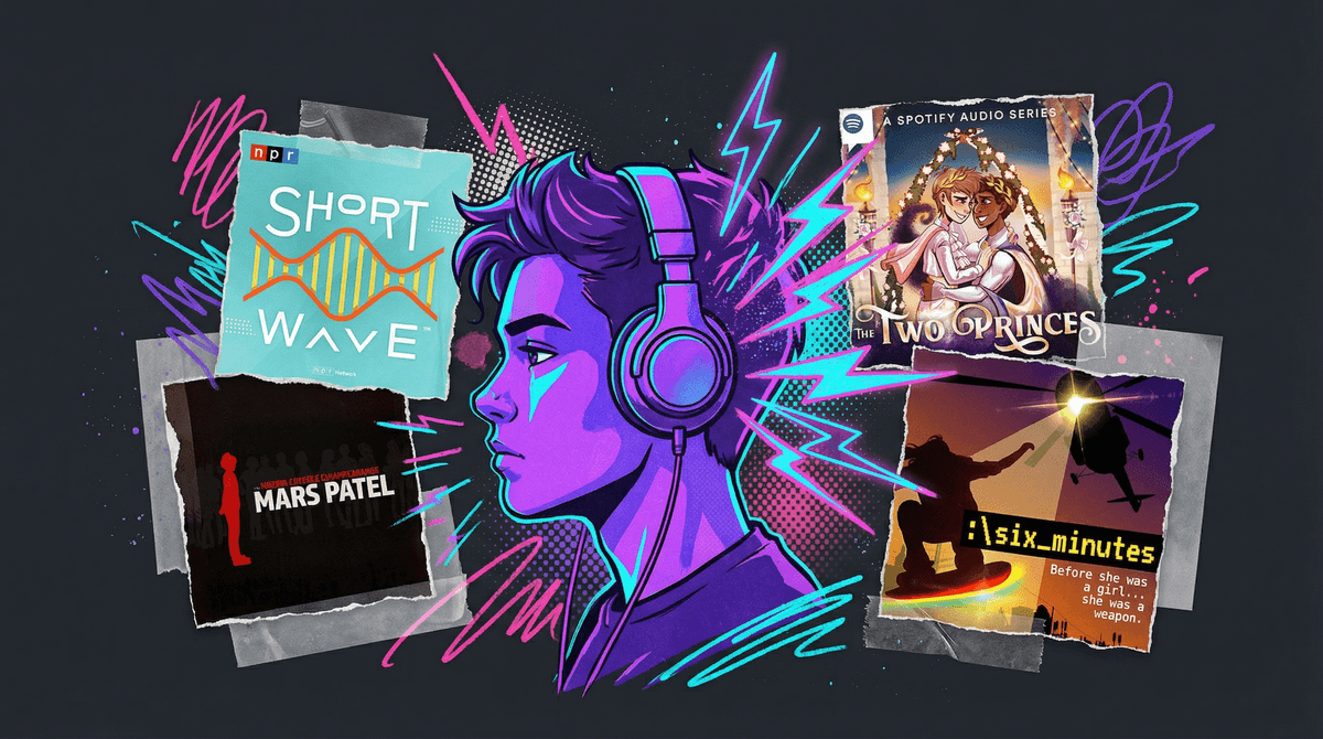 Illustration for Best Podcasts for Teens to Download Now