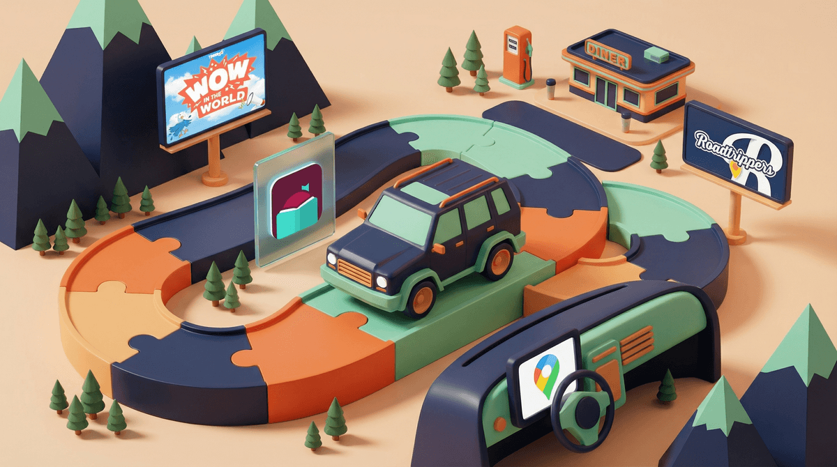 Illustration for The Best Road Trip Apps for Families: Entertainment, Navigation, and Sanity-Savers