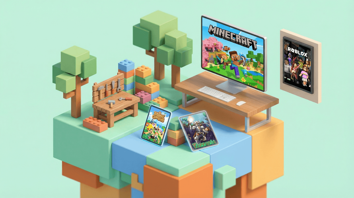Illustration for 12 Best Sandbox Games for Kids: Safer Alternatives to Roblox
