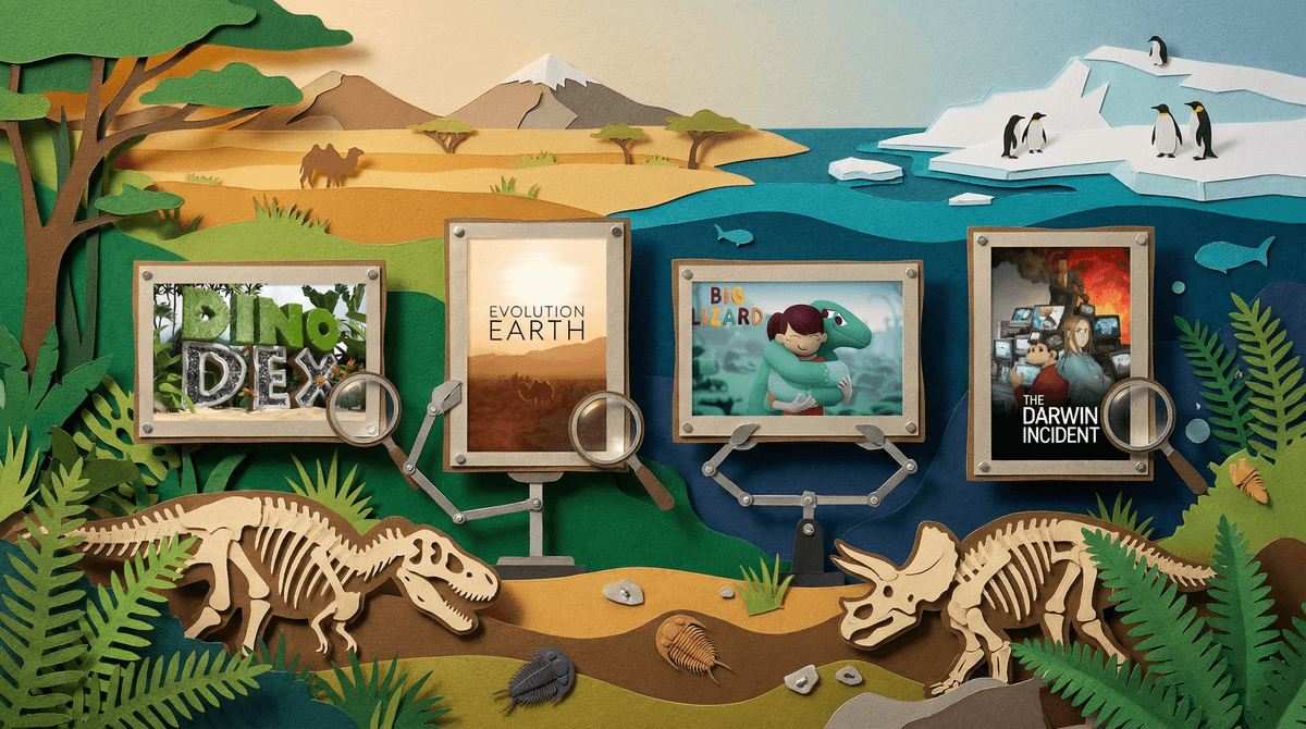 Illustration for Evolution on Screen: Four New Shows That Make Natural Selection Click for 9-Year-Olds