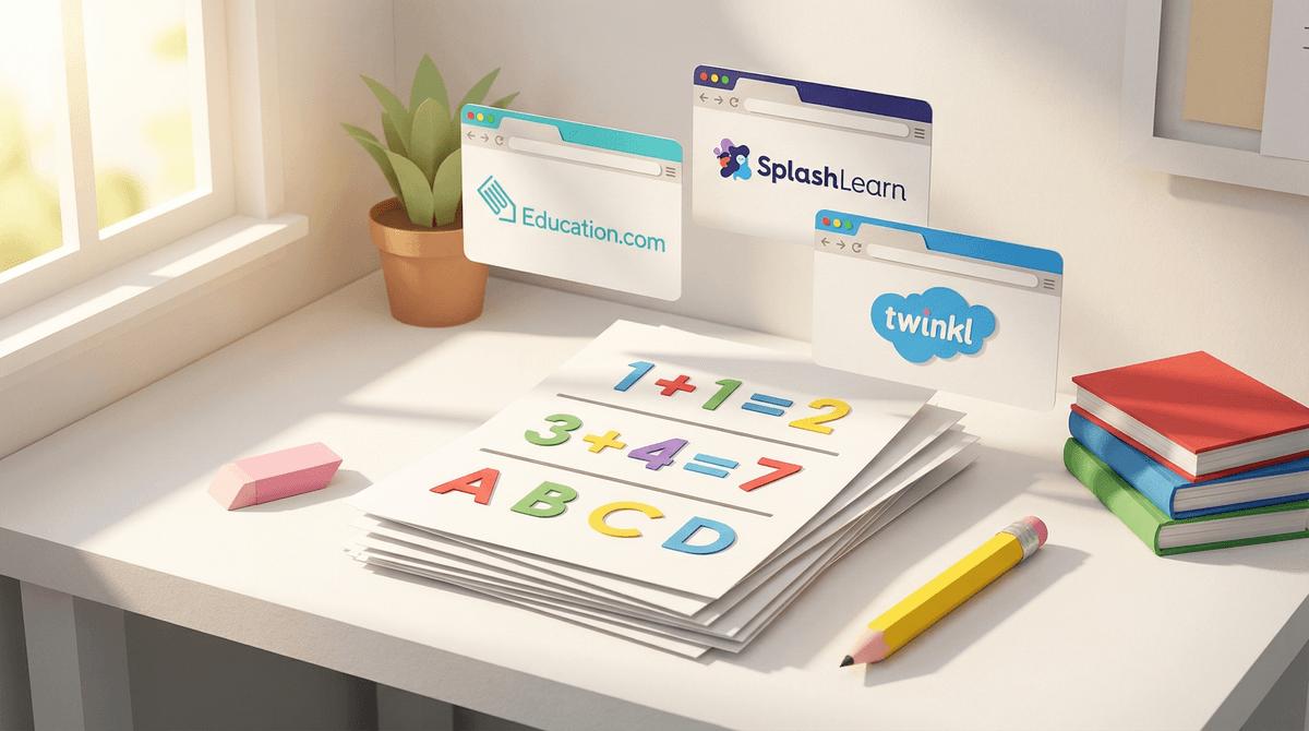 Illustration for The Best Sites for 1st Grade Homework Worksheets in 2026