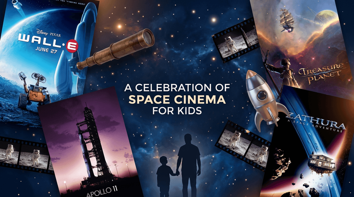 Illustration for 12 Best Space Movies for Kids: Ranked by Age (G to PG-13)