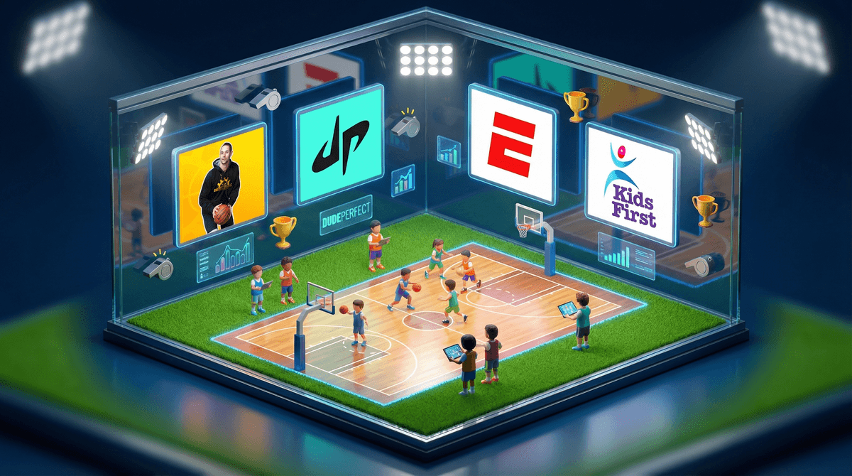 Illustration for The Best Sports Websites for Kids: Where Athletic Passion Meets Digital Safety