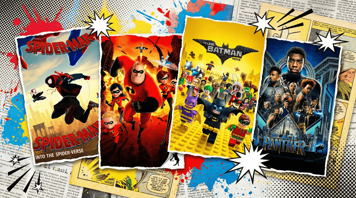 Illustration for 15 Best Family Superhero Movies: Rated PG to PG-13