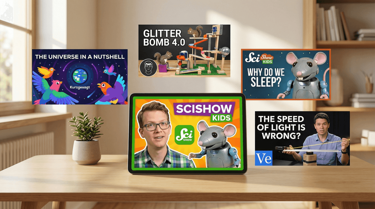 Illustration for 7 YouTube Channels Similar to Kurzgesagt for Science Fans