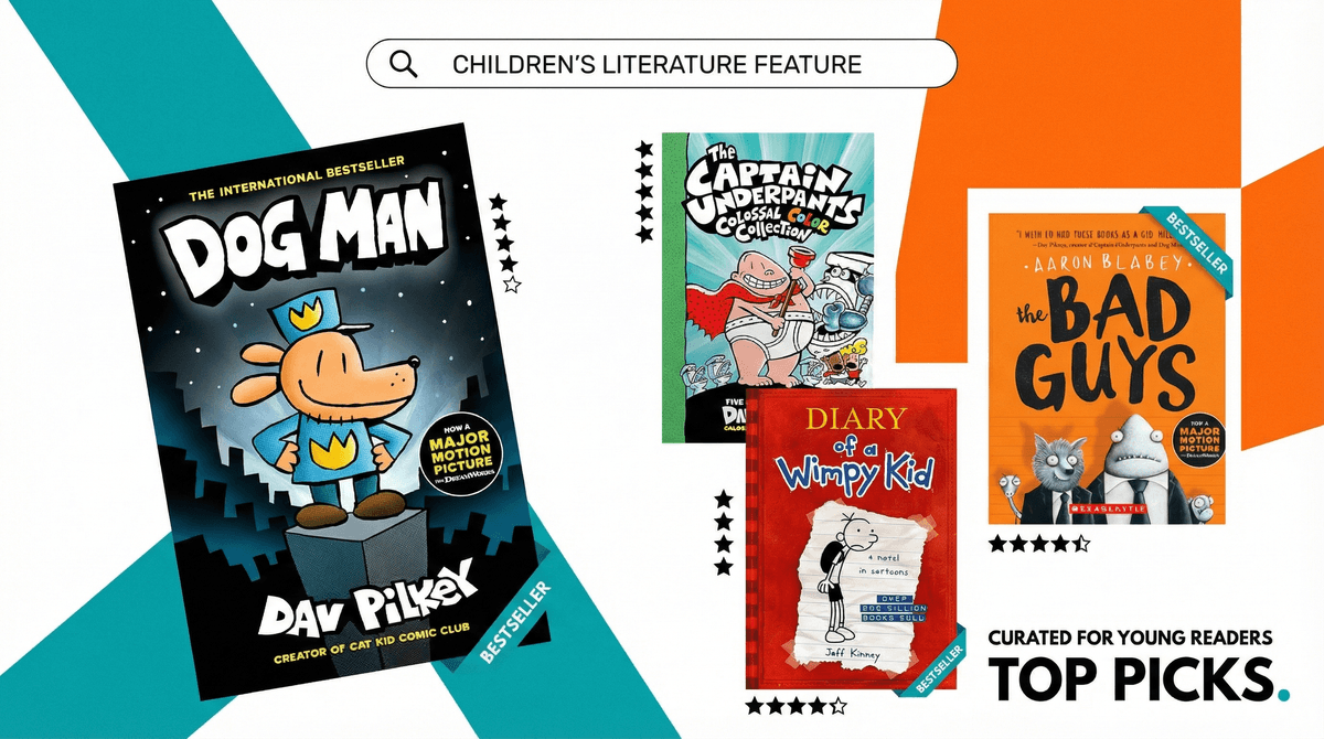 Illustration for Amazon's Bestselling Kids Books: What's Actually Worth Reading?
