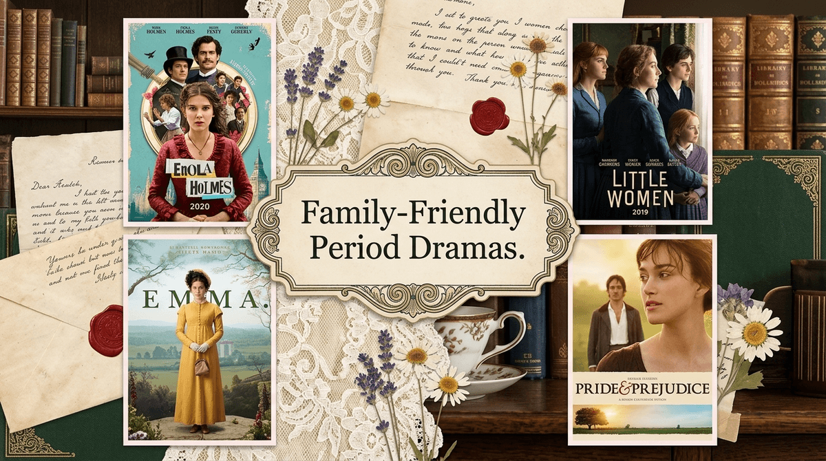 Illustration for Skip the Seduction: Better Period Drama Alternatives to Ehrengard for Family Movie Night