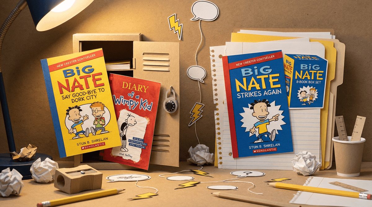 Illustration for Big Nate Books in Order: A Parent's Guide to This Hilarious Middle School Series