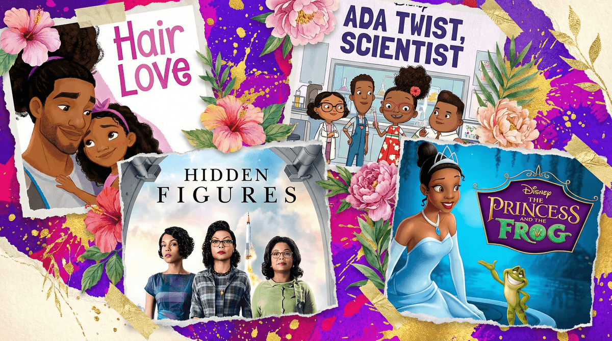 Illustration for Black Girl Magic: Movies and Shows Celebrating Black Girls and Women
