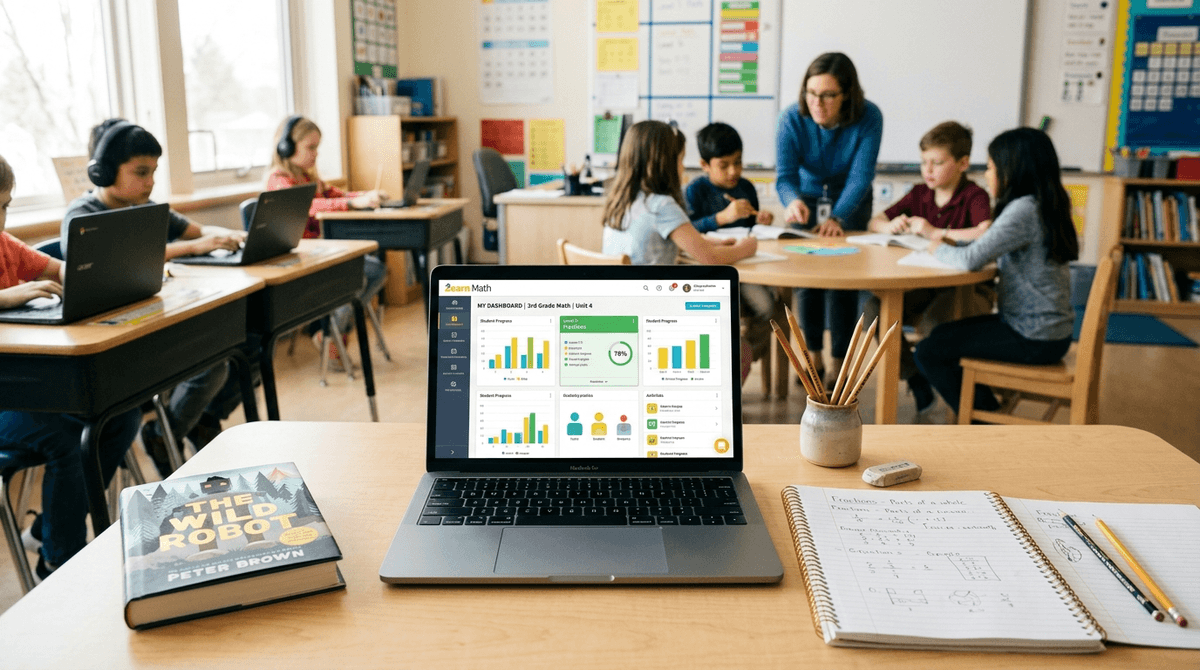 Illustration for Blended Learning: Why Your Kid is on a Laptop at School