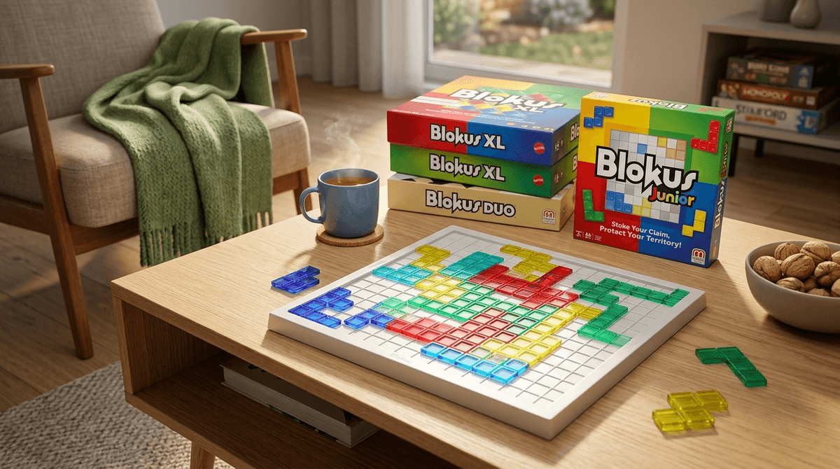 Illustration for Blokus: The 'Tetris' Strategy Game Your Family Needs