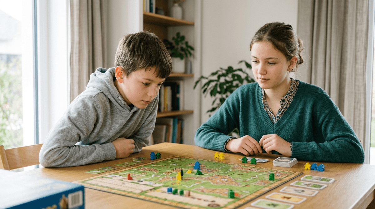 Illustration for Tabletop Board Games Build Executive Function and Reduce Stress