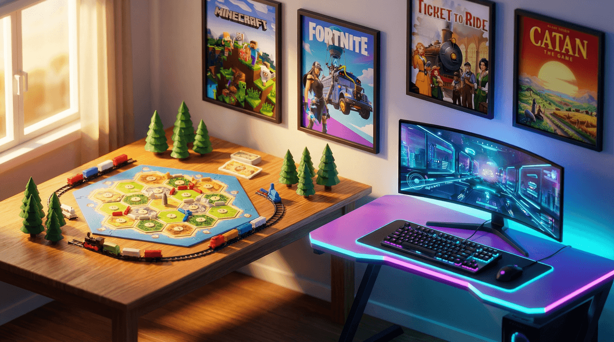 From Board Game Night to Screen Time: Analog Games That Bridge to Digital