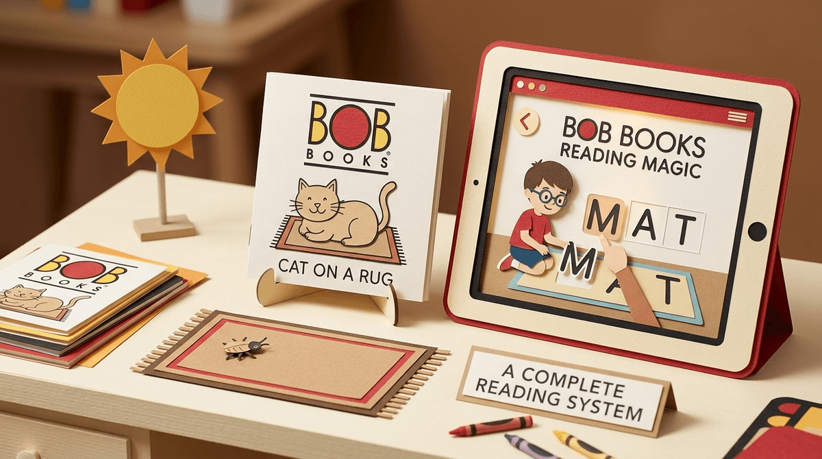 Illustration for Bob Books: The Secret to Turning Your Preschooler Into a Reader