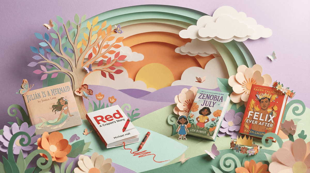 Illustration for Books About Gender Expression and Identity: A Parent's Guide