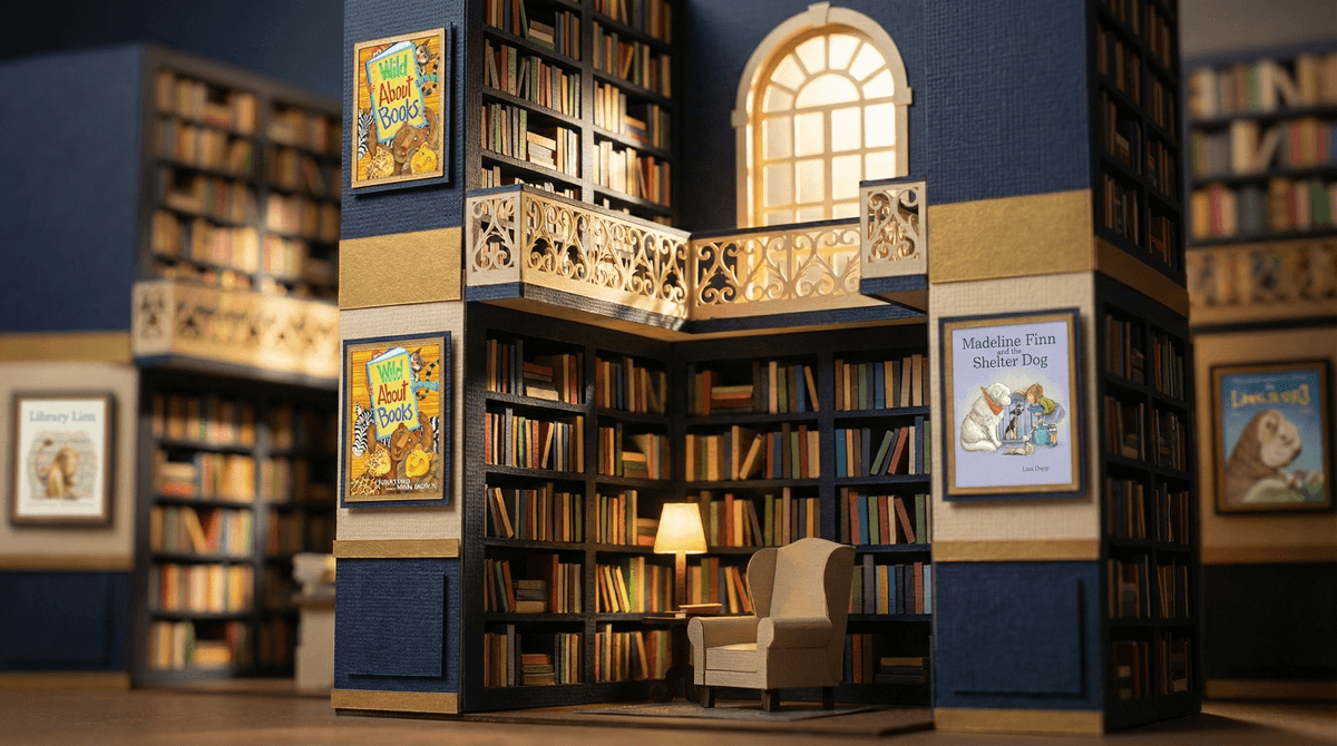 Illustration for Books About Libraries: Building a Love of Reading and Community