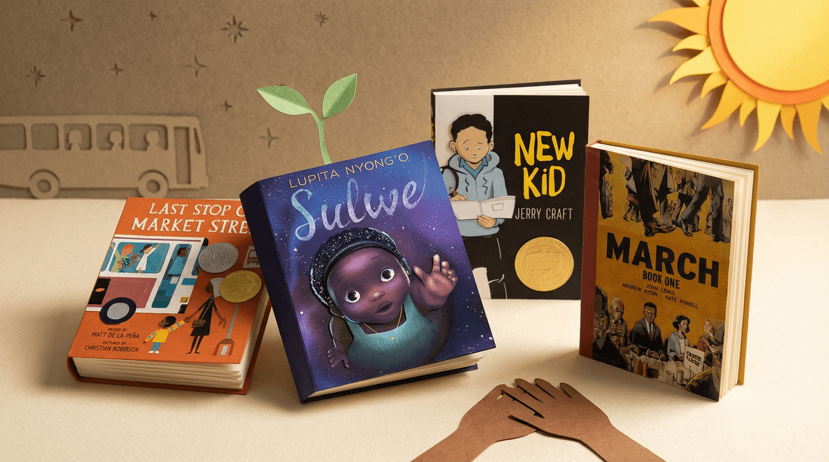 Illustration for Books About Racism and Justice: Starting Conversations That Matter