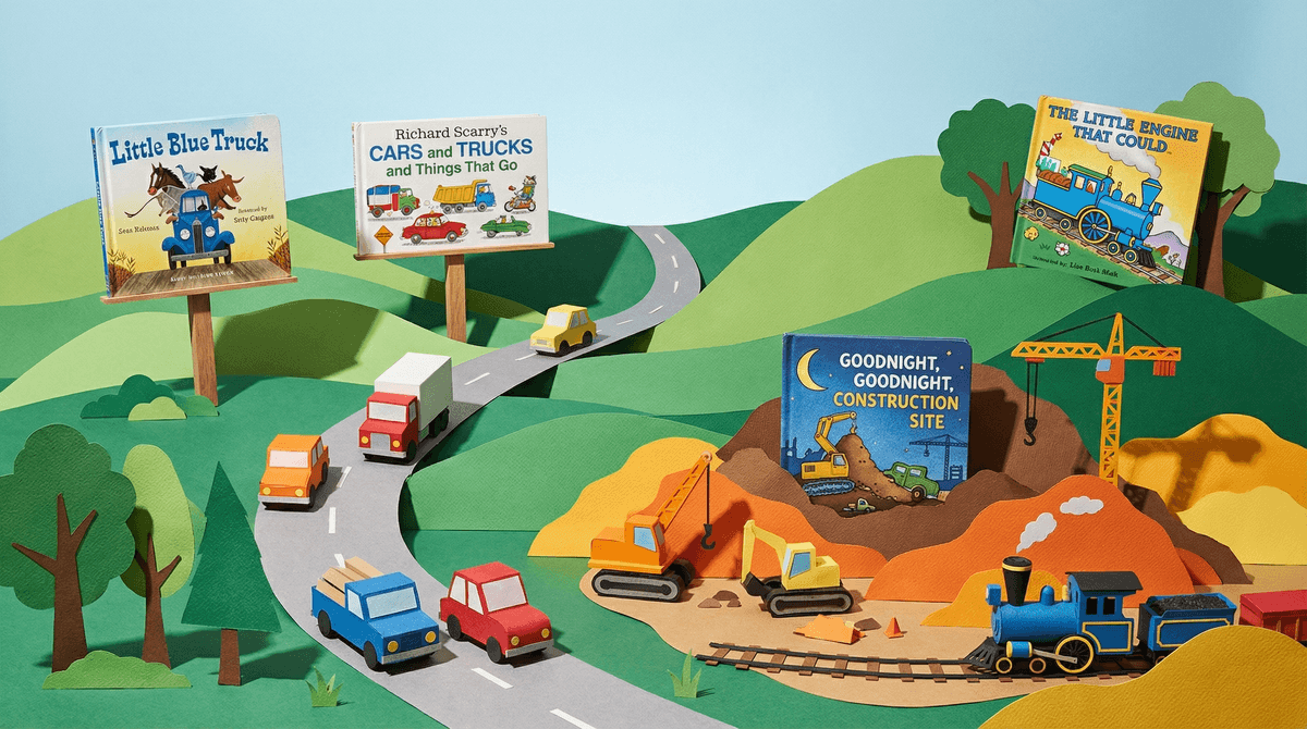 Books About Vehicles: Building Early Literacy Through Trucks, Trains, and Things That Go