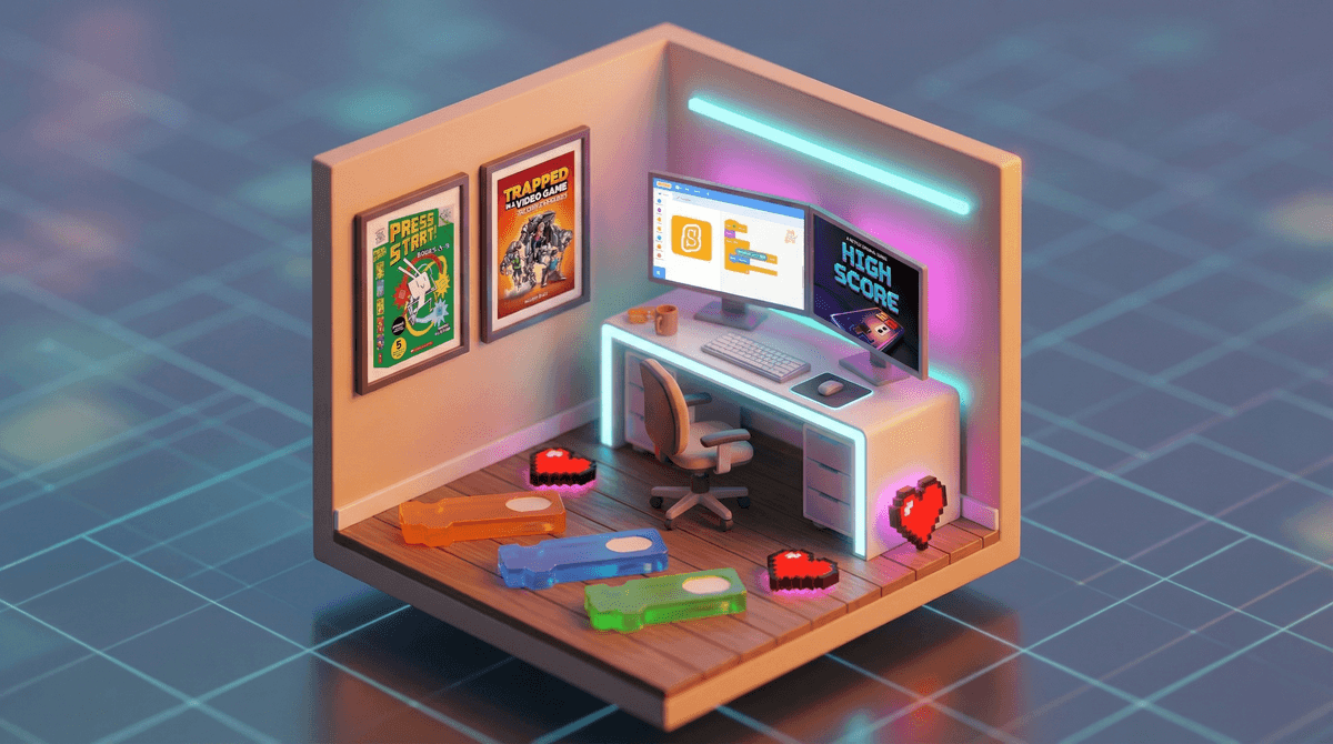 Illustration for Books and Shows About Game Design for Middle Grade Readers