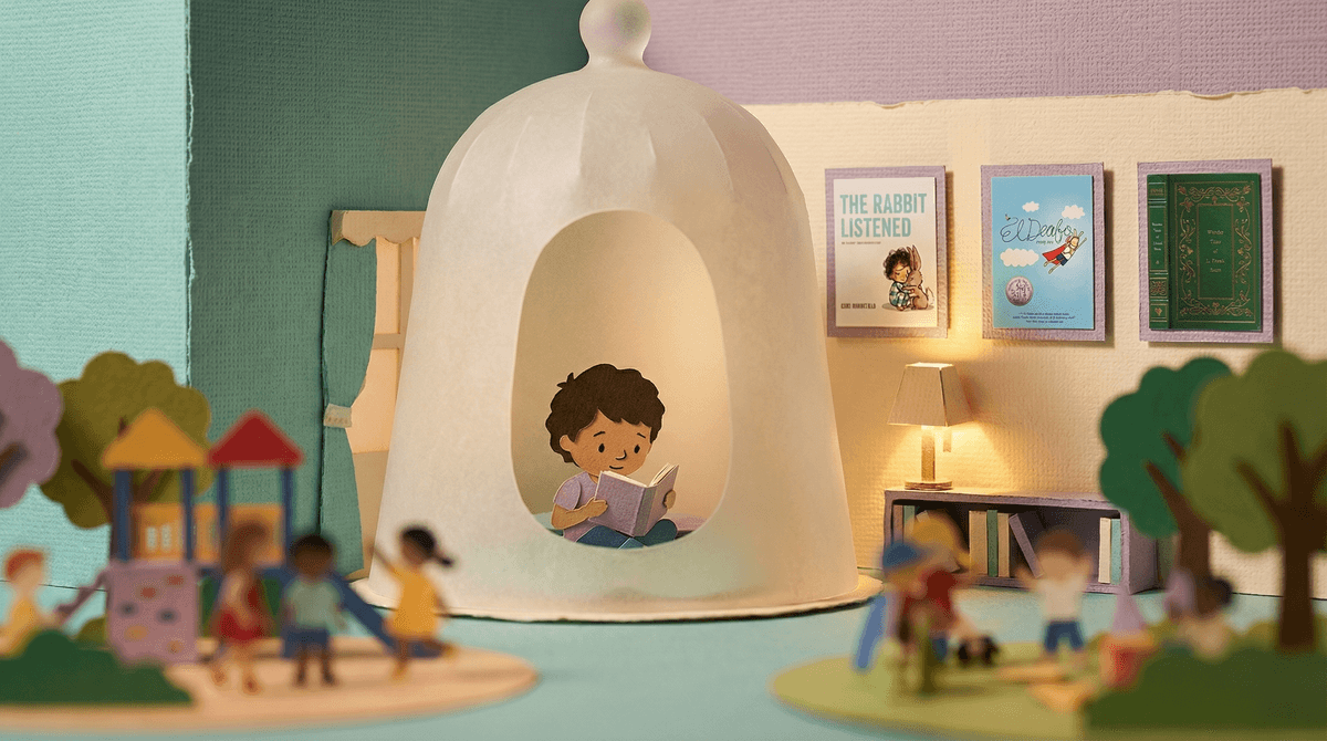 Illustration for Books for Kids Who Struggle with Large Groups and Loud Spaces