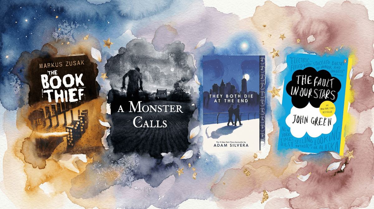 Illustration for Books Like The Fault in Our Stars: Navigating YA Romance and Heavy Themes