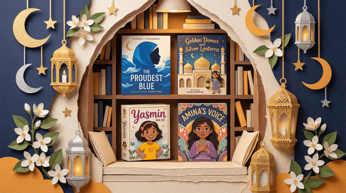 Illustration for Books with Muslim Characters: Building Empathy Through Diverse Stories