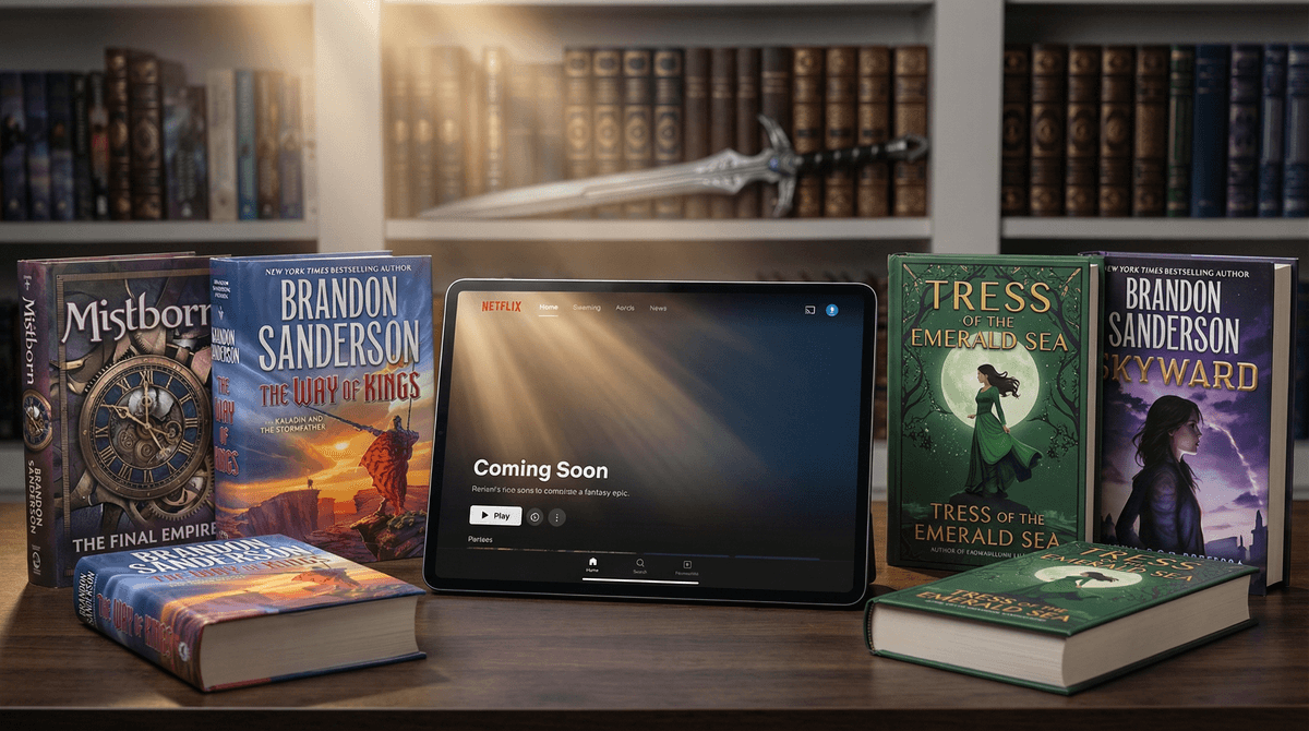 Illustration for Brandon Sanderson’s Apple TV Deal: The Best Books to Start With Before the Shows