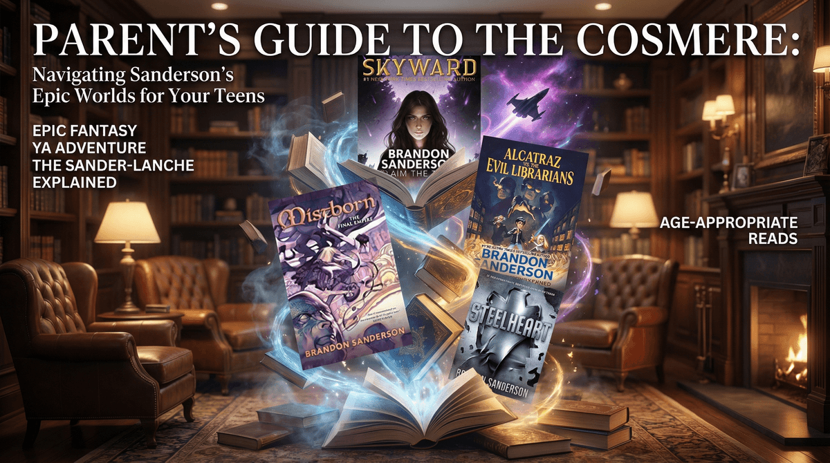 Illustration for Brandon Sanderson YA Books: Age Ratings for Mistborn