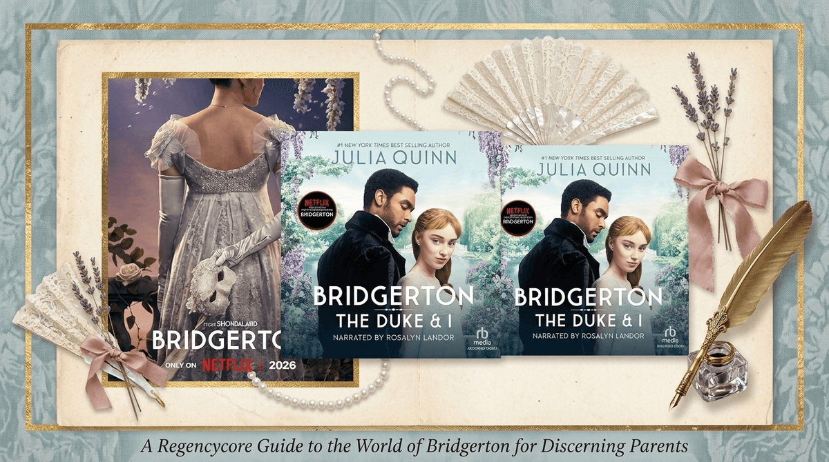 Illustration for Bridgerton Books: From Netflix Binging to the 'Steamy' Source Material