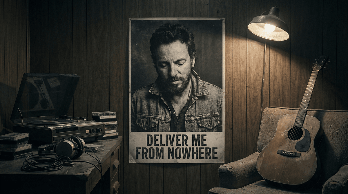 Illustration for Deliver Me From Nowhere: What Parents Need to Know About the Bruce Springsteen Biopic