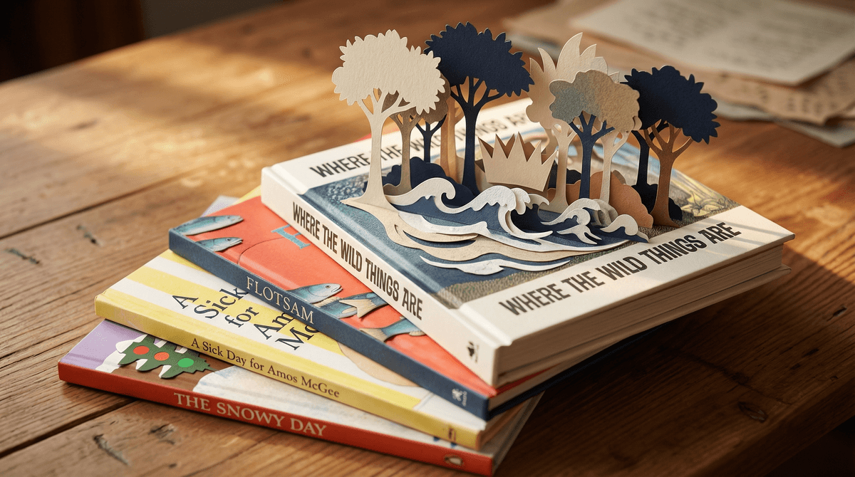 Illustration for Caldecott Winners: Picture Books That Spark Meaningful Screen-Free Moments