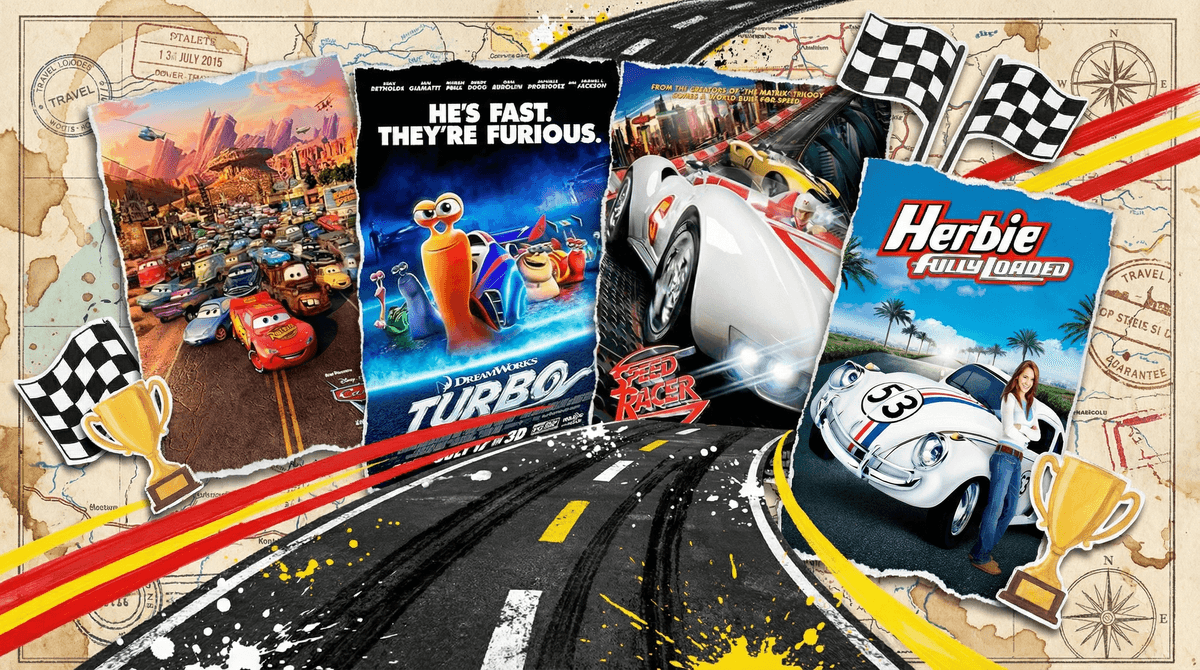Illustration for Car Movies for Family: 15 Best Racing Films Rated G and PG