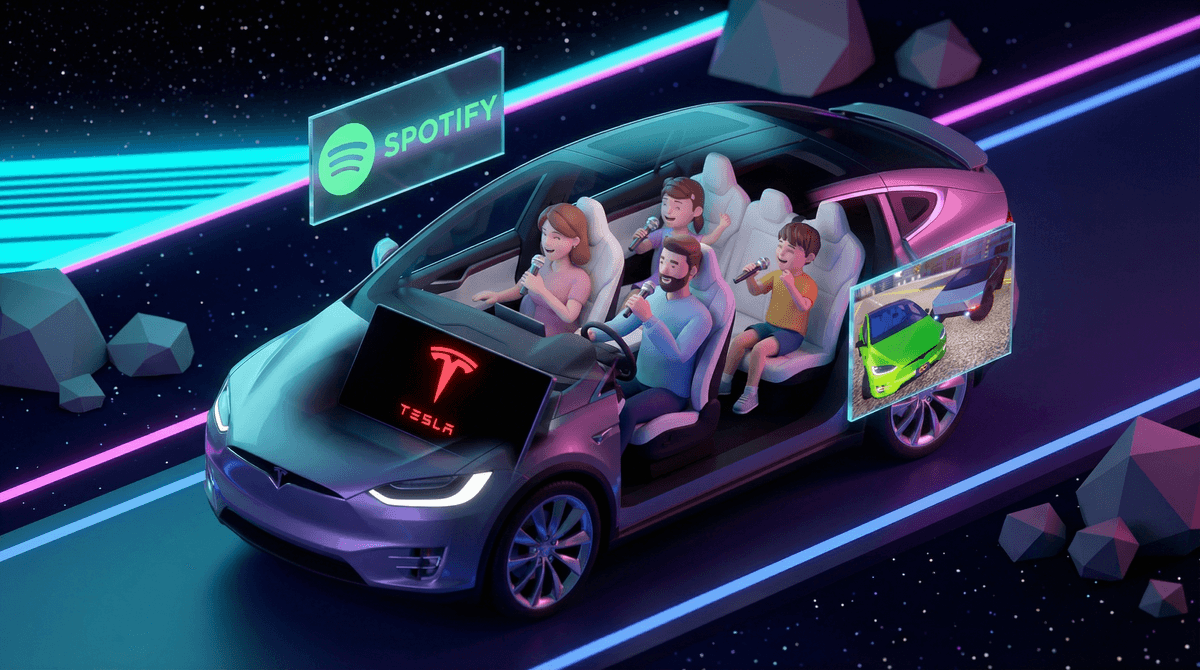 Illustration for Tesla Caraoke: How to Use It and Why It Only Works in Park