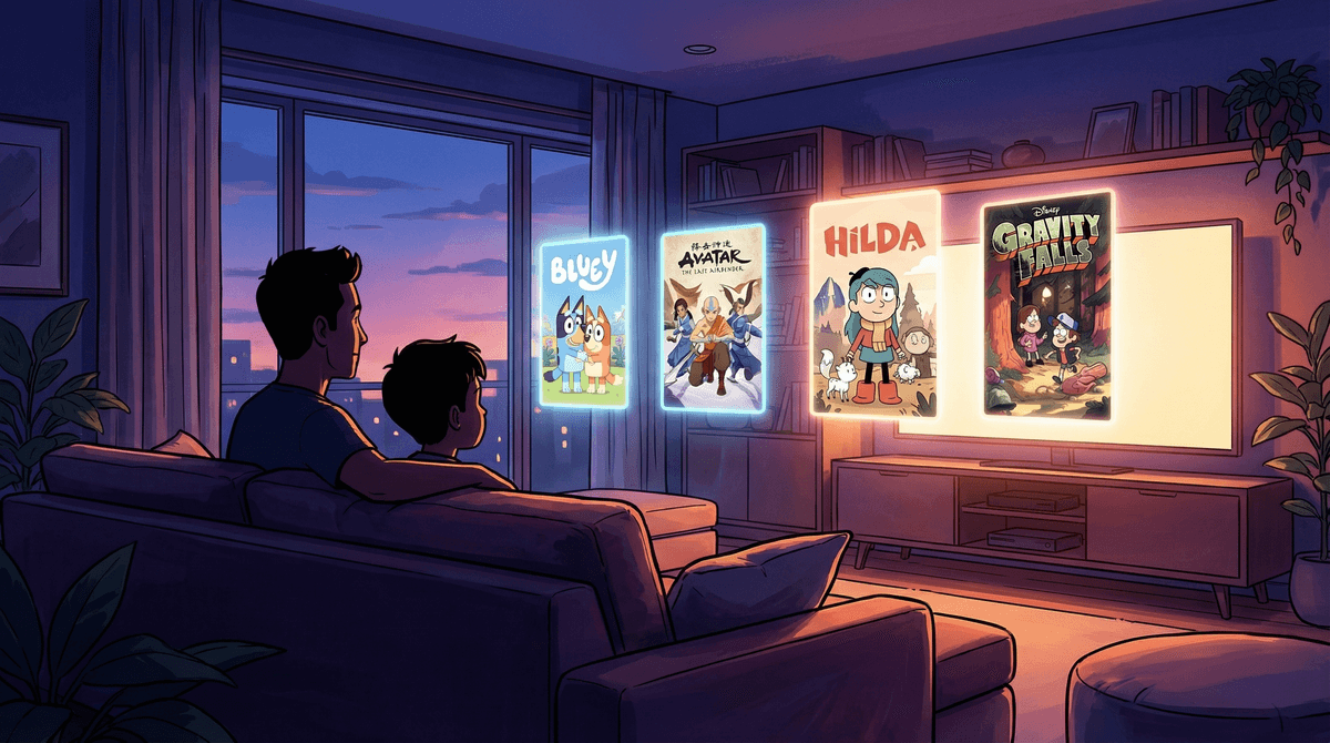 Illustration for Cartoons for Kids: A Parent's Guide to Age-Appropriate Animation
