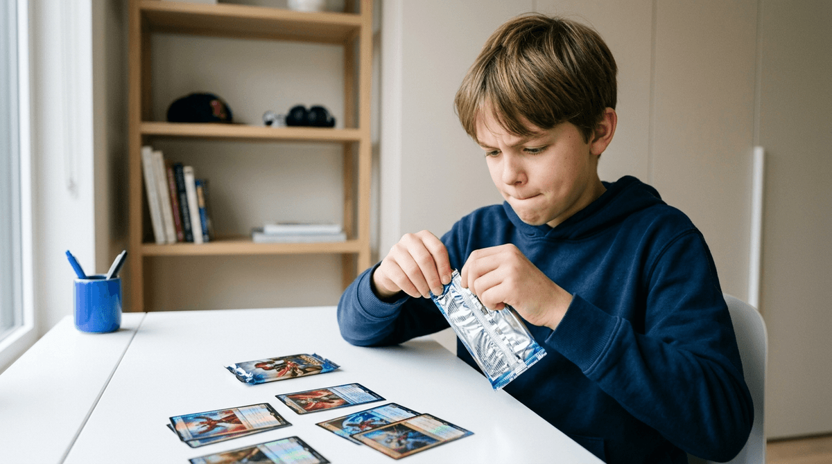 Illustration for Physical Collectibles Can Mimic Gambling Habits in Children