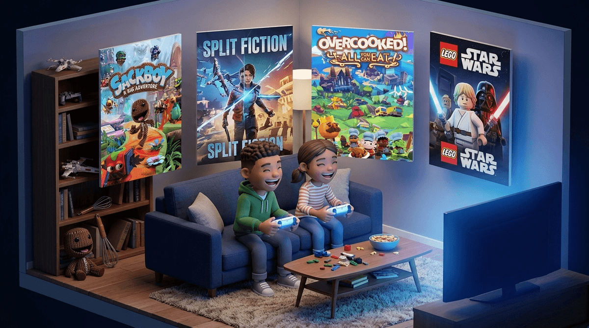 Illustration for 12 Best PlayStation Co-op Games for Families (2026 List)