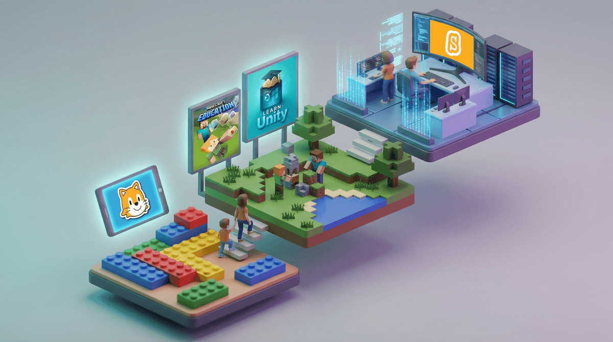 Illustration for Coding Apps for Kids: From Scratch to Python
