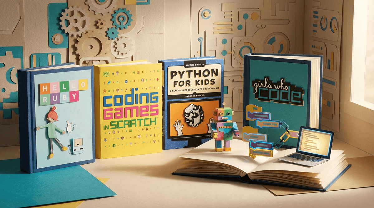 Illustration for Coding Books for Kids: From Picture Books to Python